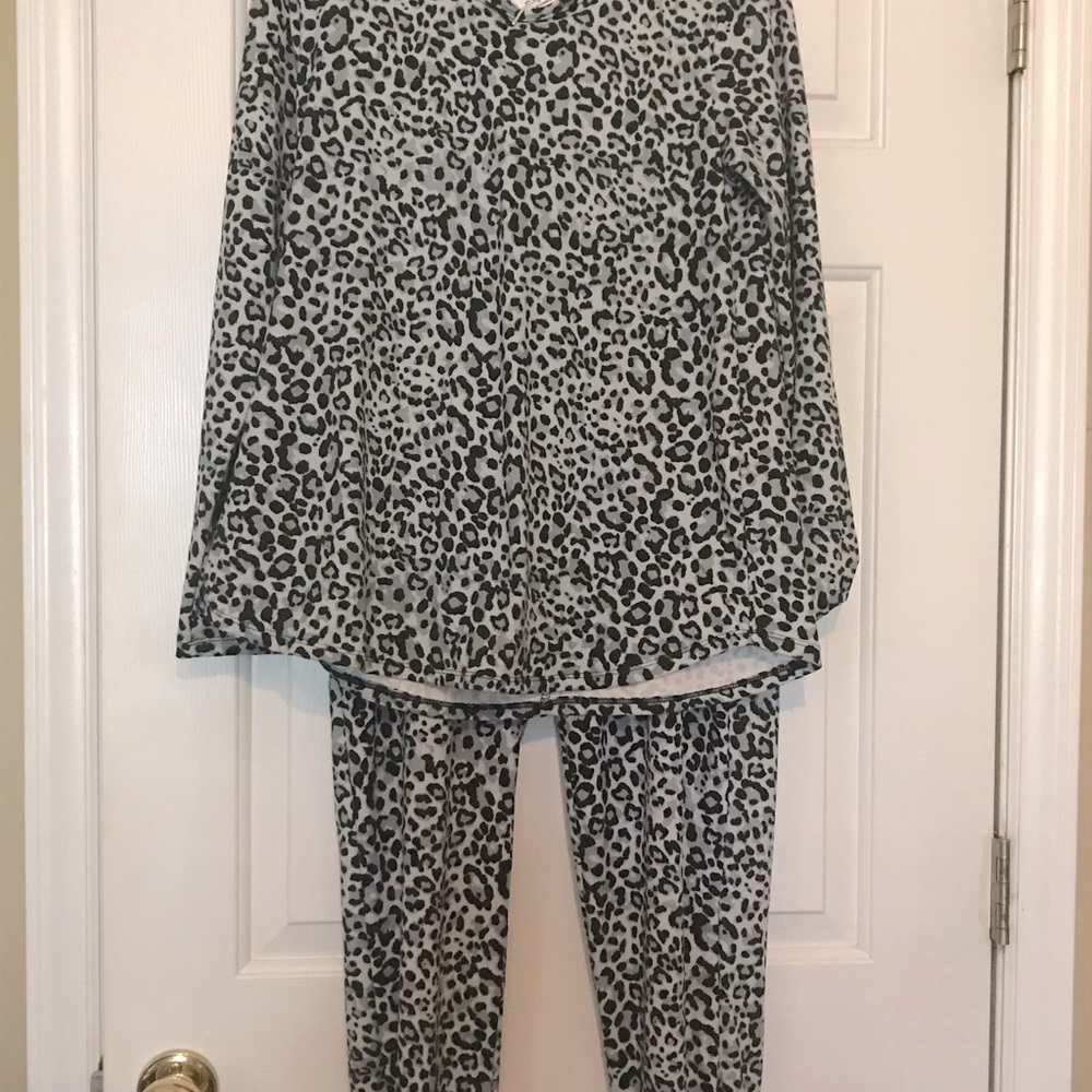 Leopard Print Pajama Set